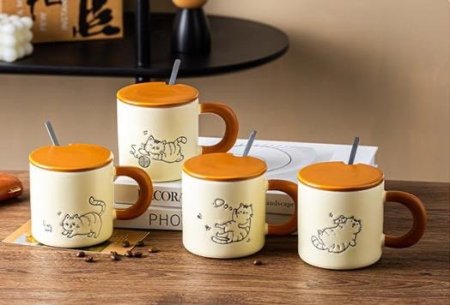 أكواب سيراميك زخرفية فاخرة